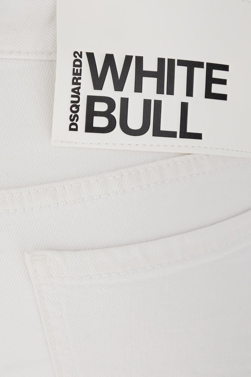 Dsquared2 Dsquared2 White stretch denim Jennifer jeans Wit