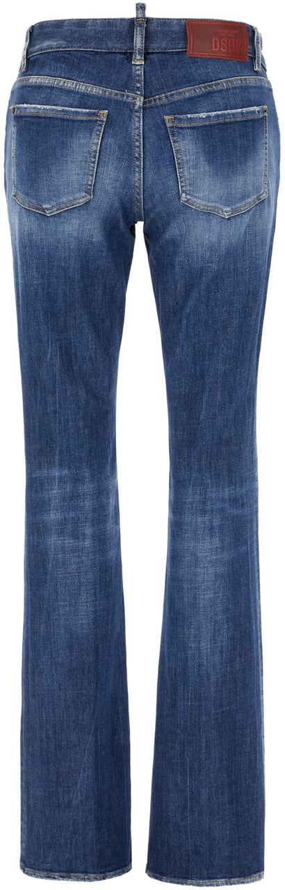 Dsquared2 Dsquared2 Stretch denim blend jeans Blauw