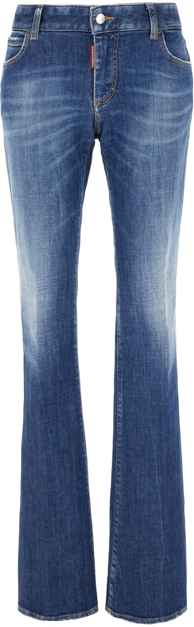 Dsquared2 Dsquared2 Stretch denim blend jeans Blauw