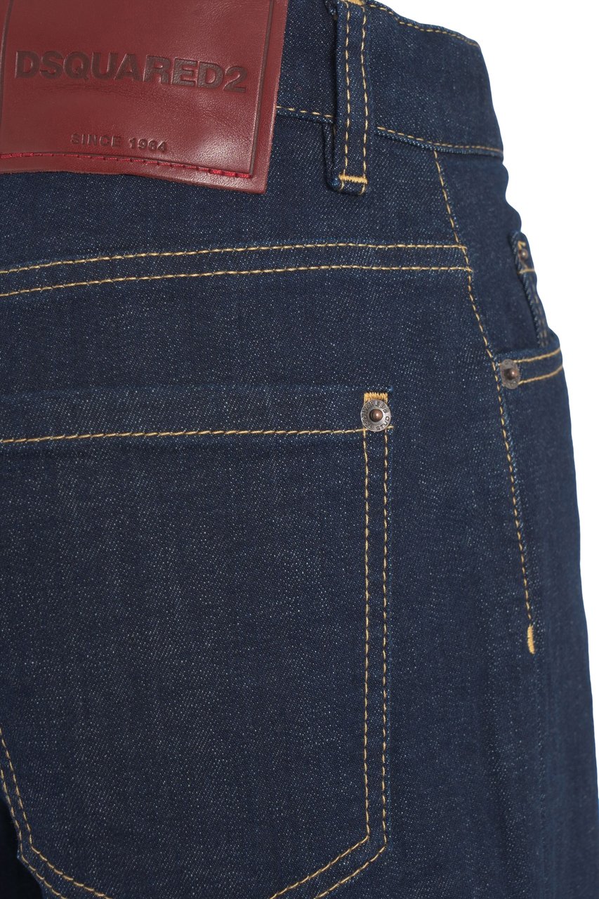 Dsquared2 Wide leg jeans 'Traveller' Blauw