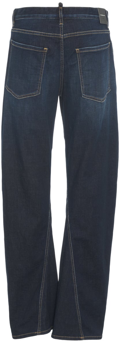 Dsquared2 Jeans wide leg Blauw