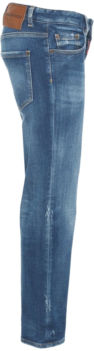 Dsquared2 Straight leg jeans 'Jenna' Blauw