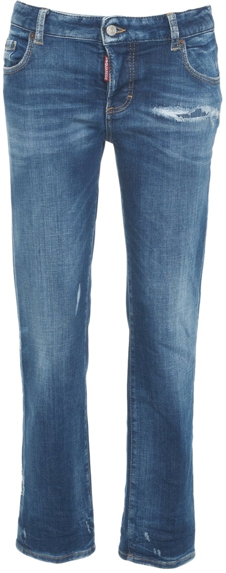 Dsquared2 Straight leg jeans 'Jenna' Blauw