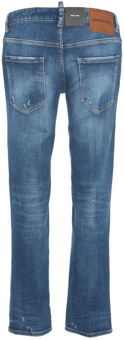 Dsquared2 Straight leg jeans 'Jenna' Blauw