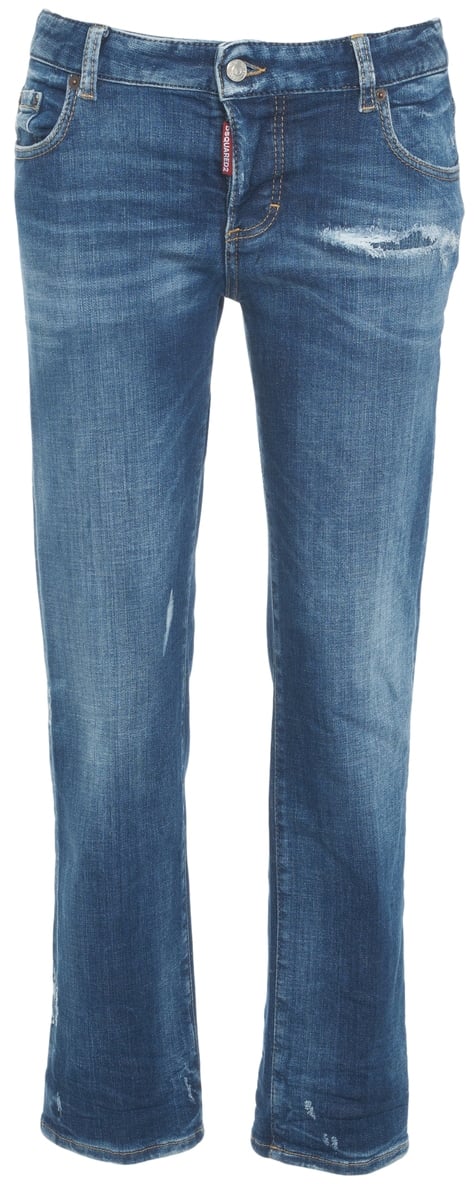 Dsquared2 Jeans straight leg 'Jenna' Blauw