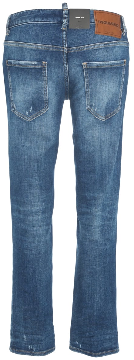 Dsquared2 Jeans straight leg 'Jenna' Blauw