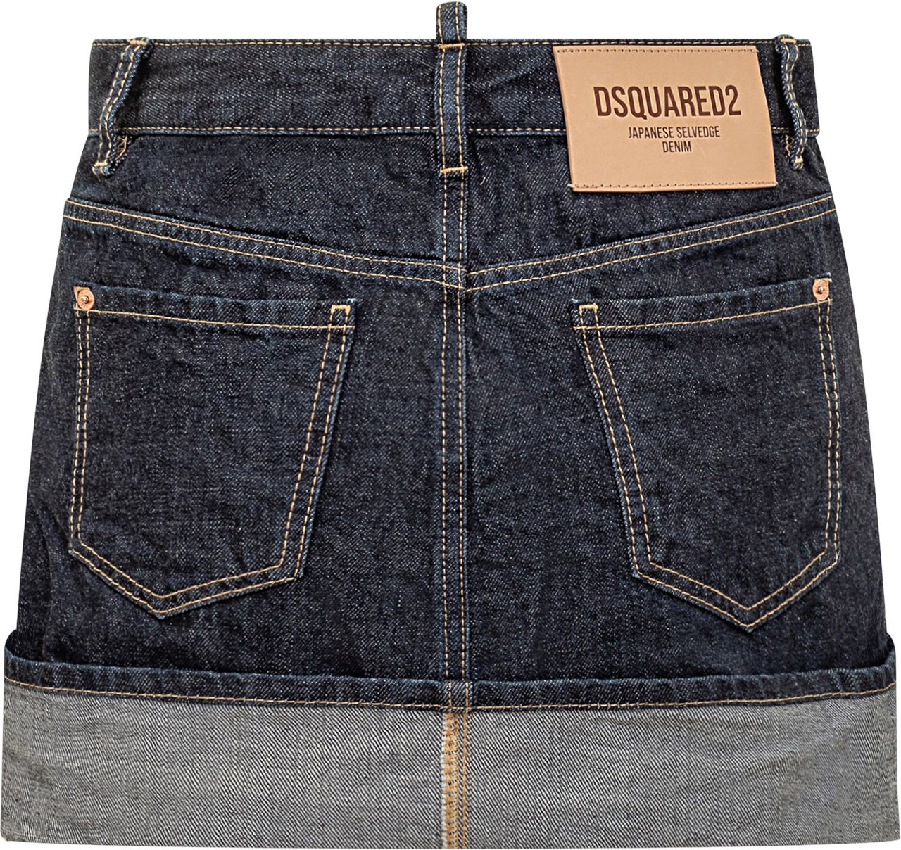 Dsquared2 Dsquared2 minigonna in denim Blauw