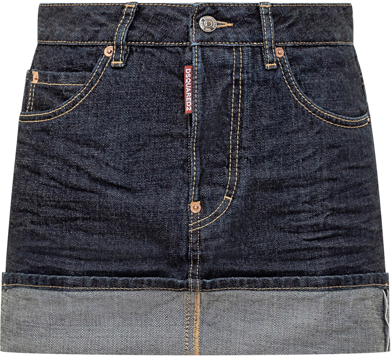 Dsquared2 Dsquared2 minigonna in denim Blauw