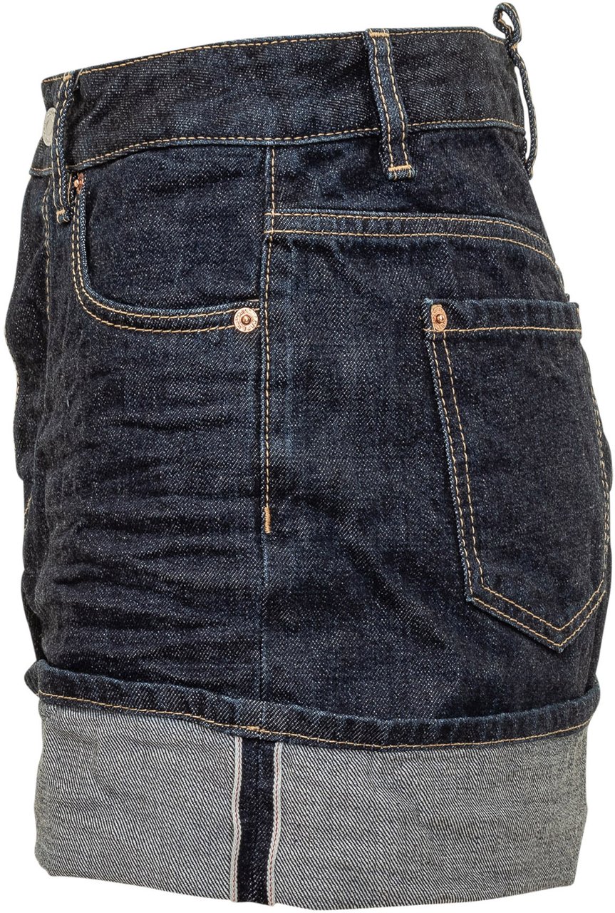 Dsquared2 Dsquared2 minigonna in denim Blauw