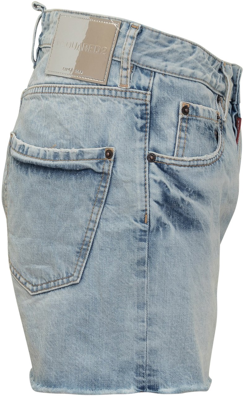 Dsquared2 Pantaloni Corti 642 Blauw