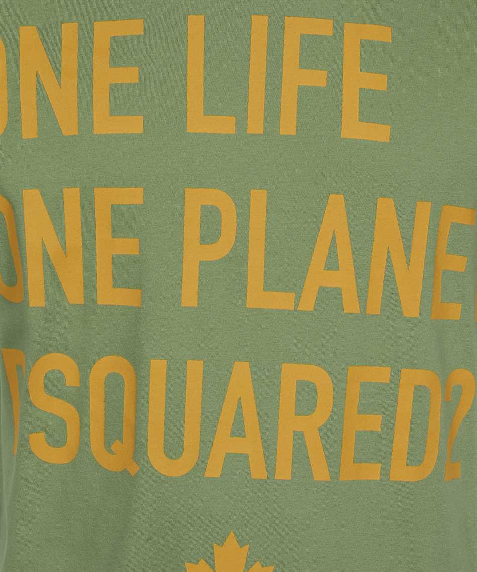 Dsquared2 Logo cotton t-shirt Groen