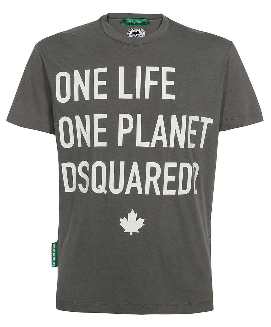 Dsquared2 Logo cotton t-shirt Grijs