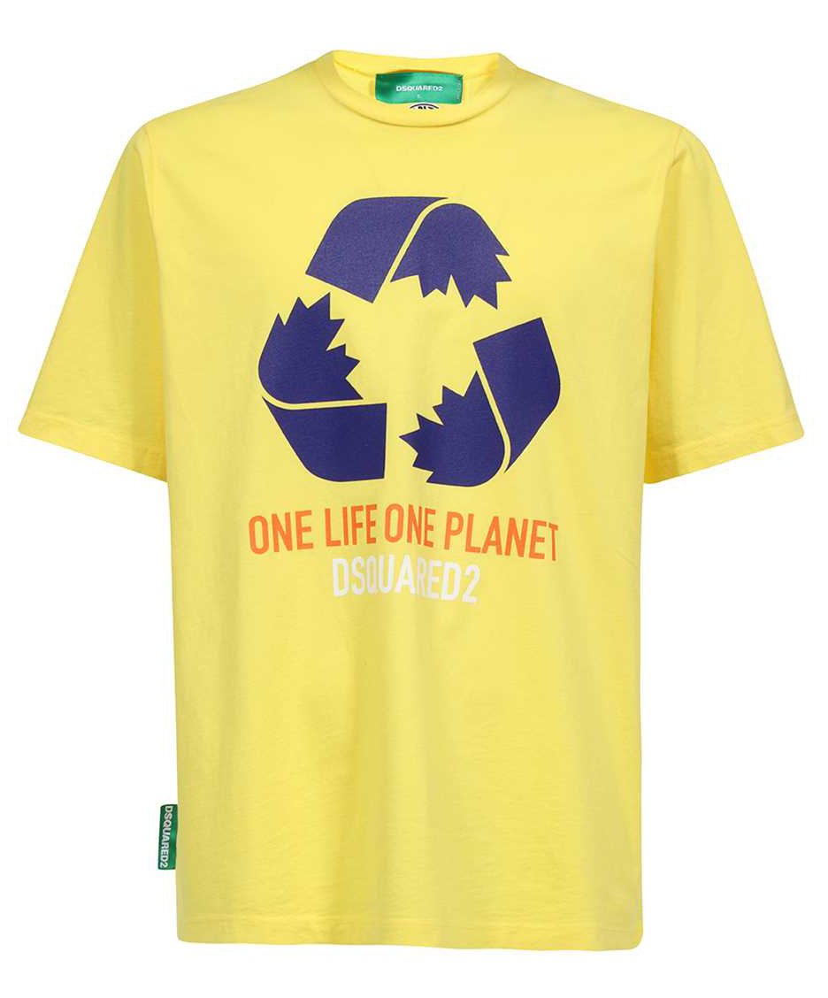 Dsquared2 Crew-neck t-shirt Geel
