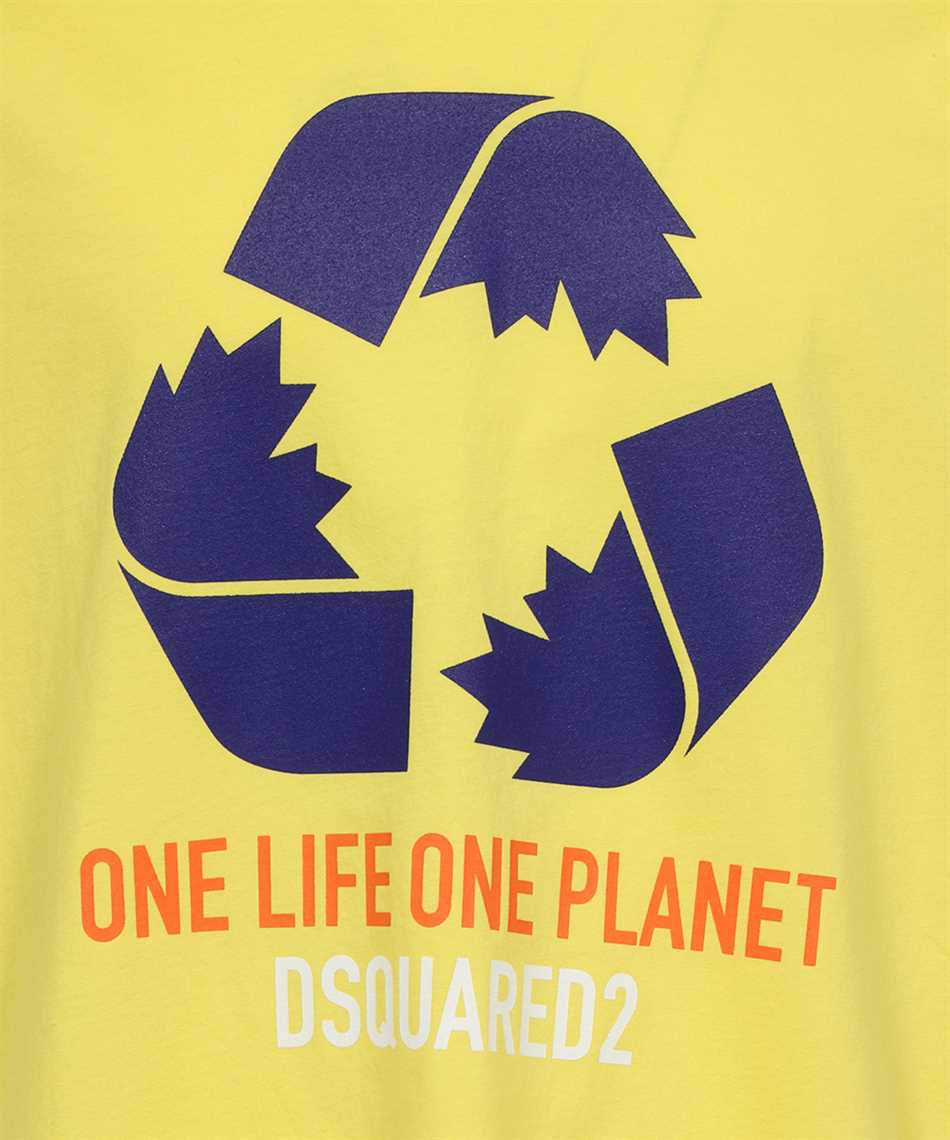 Dsquared2 Crew-neck t-shirt Geel