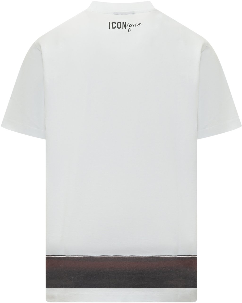 Dsquared2 T-shirt Loose Fit con Stampa Cintura Wit