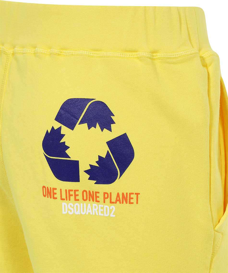 Dsquared2 Cotton track-pants Geel