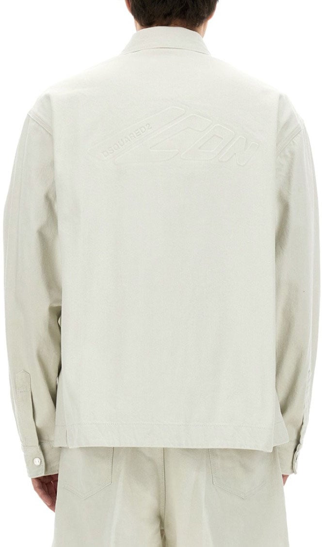Dsquared2 "Icon New Generation" Overshirt Neutraal