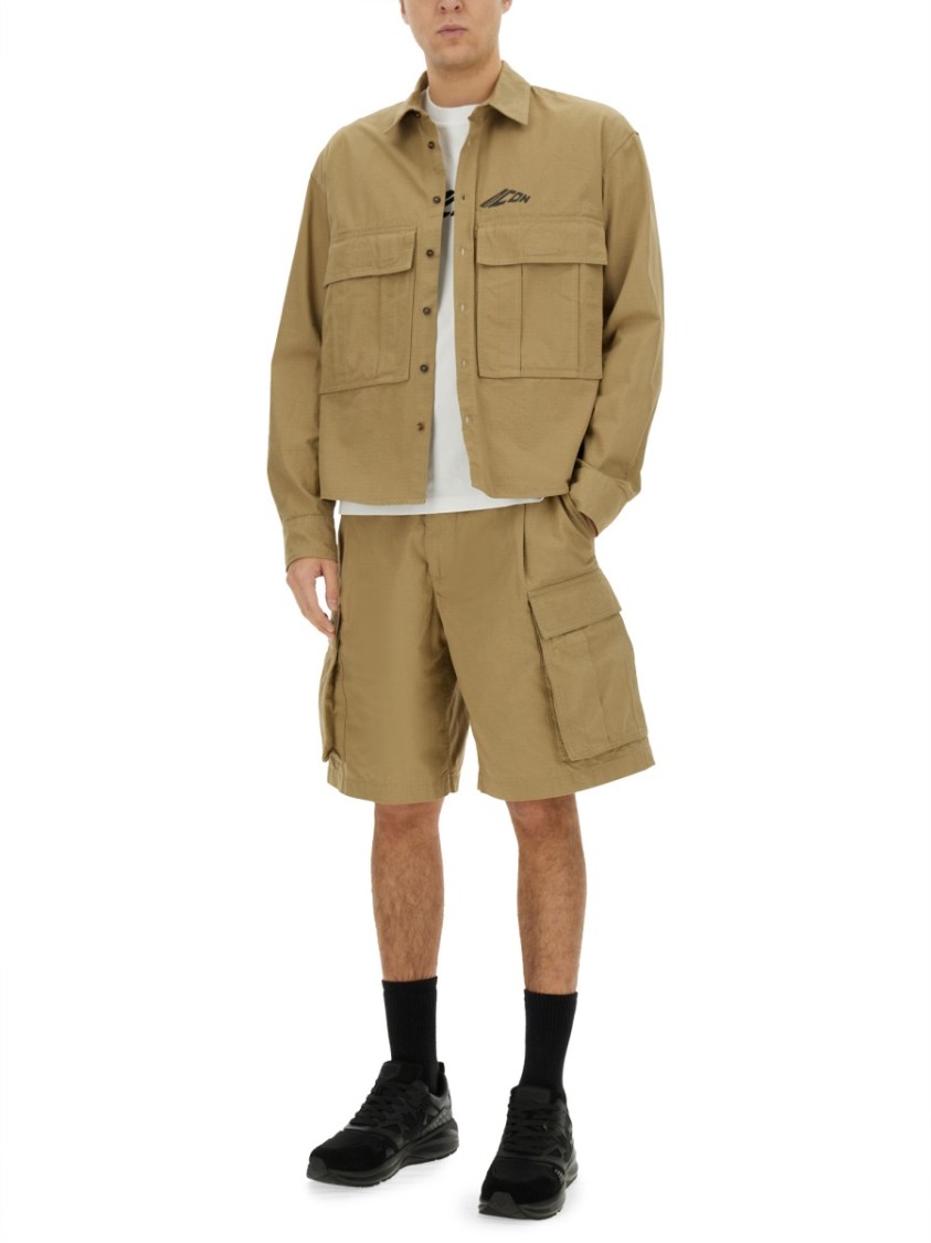 Dsquared2 "Icon Ripstop" Shirt Neutraal