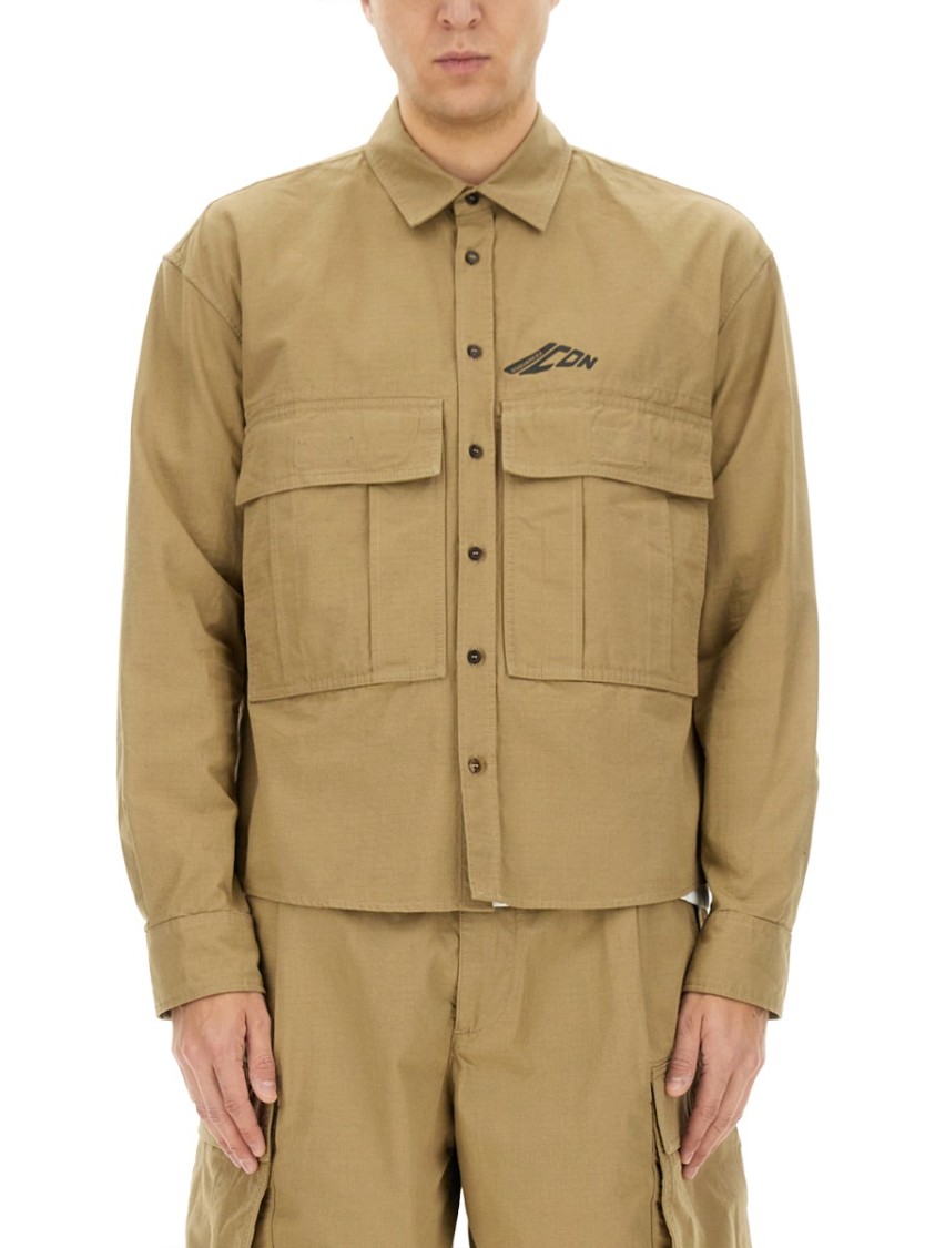 Dsquared2 "Icon Ripstop" Shirt Neutraal
