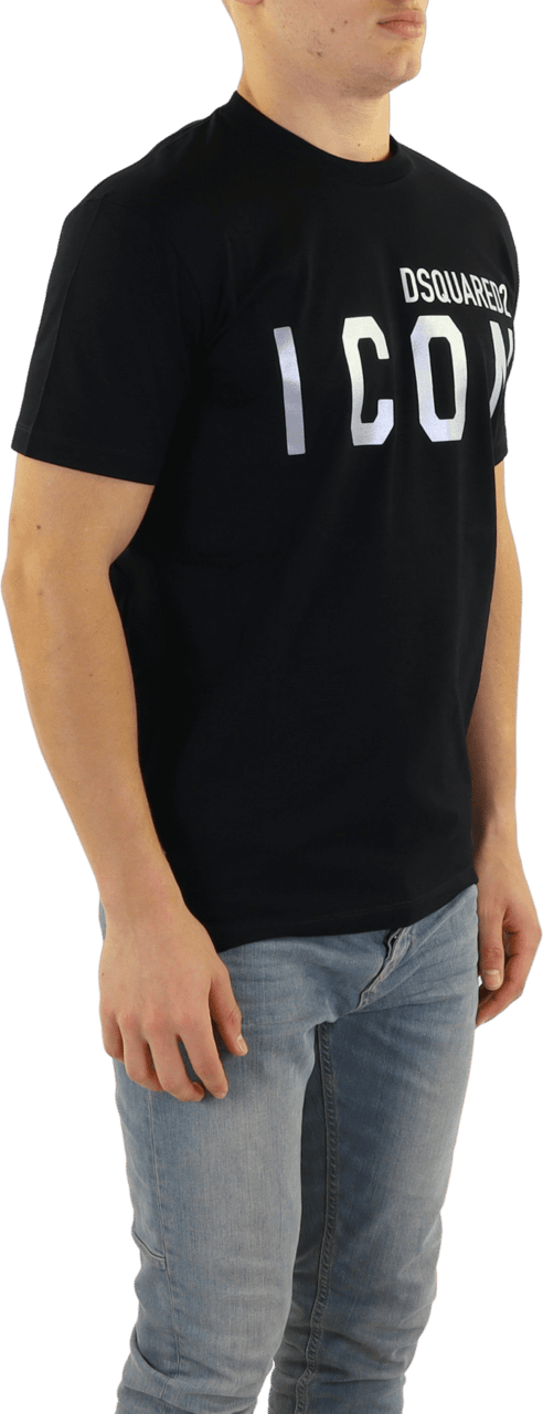 Dsquared2 Heren Icon Cool Tee Zwart