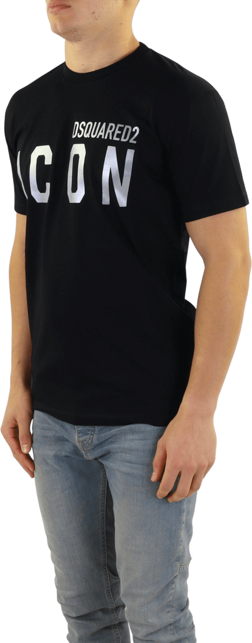 Dsquared2 Heren Icon Cool Tee Zwart