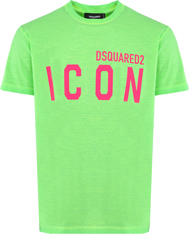 Dsquared2 Heren Be Icon Cool Fit T-Shirt Groen Groen