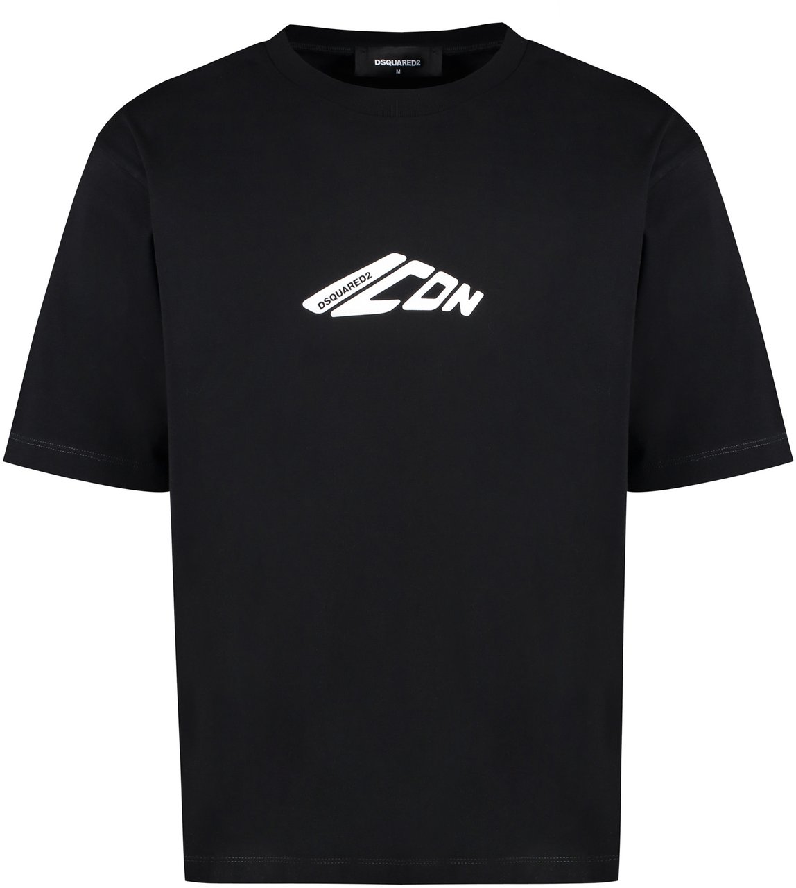 Dsquared2 Cotton crew-neck T-shirt Zwart