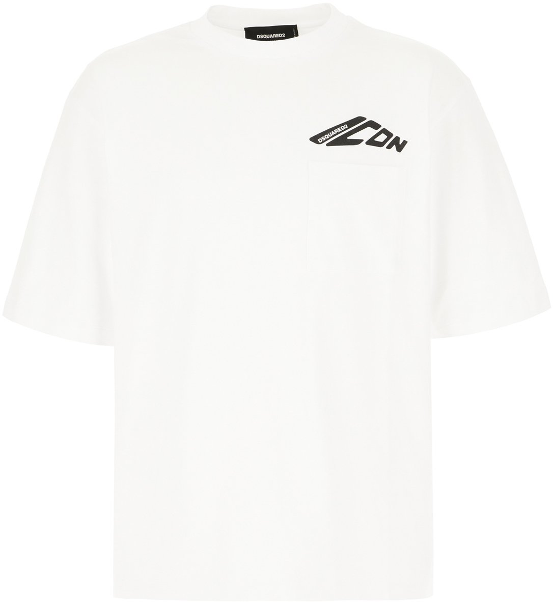 Dsquared2 Dsquared2 White cotton oversize t-shirt Wit