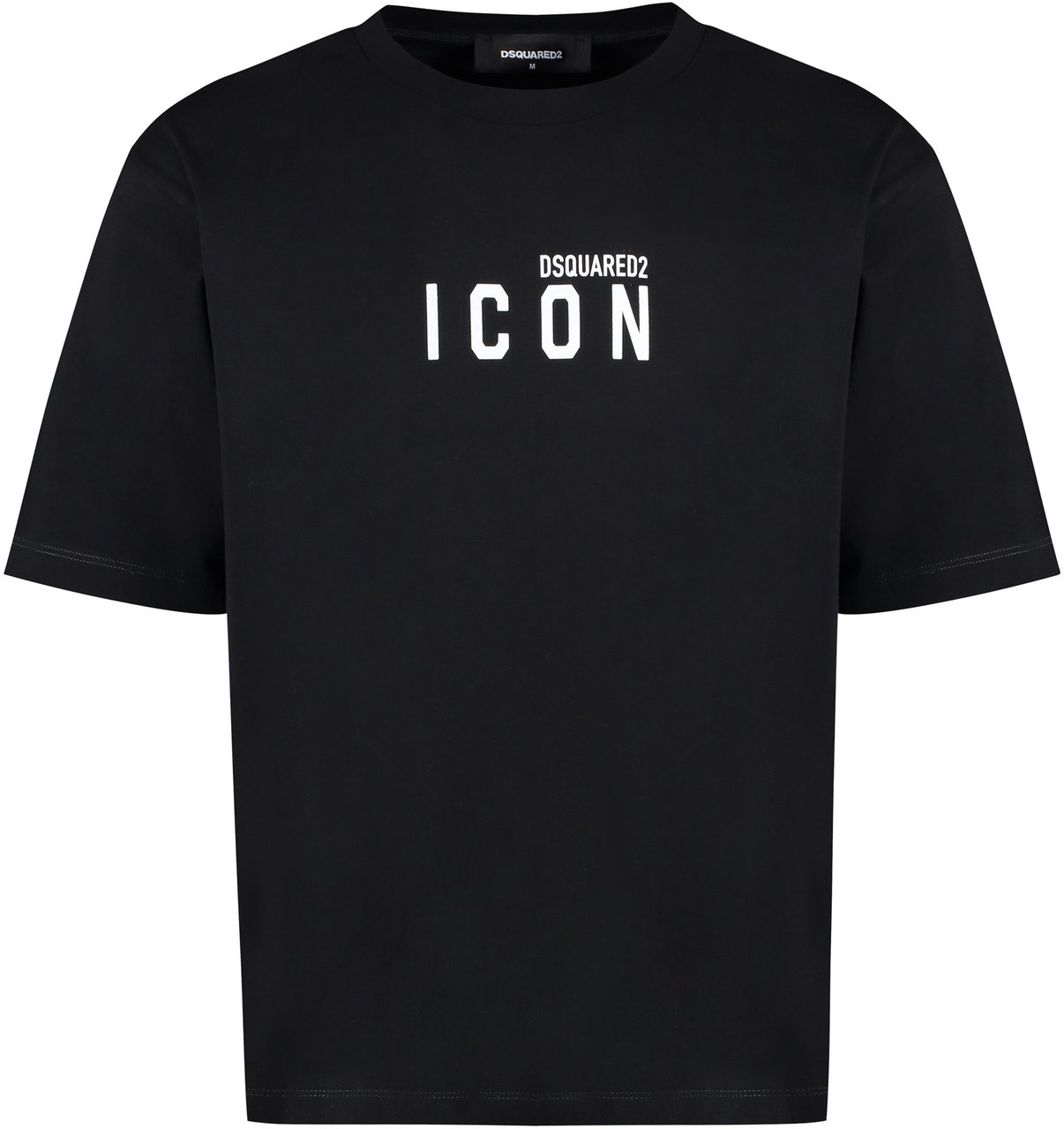 Dsquared2 Cotton crew-neck T-shirt Zwart