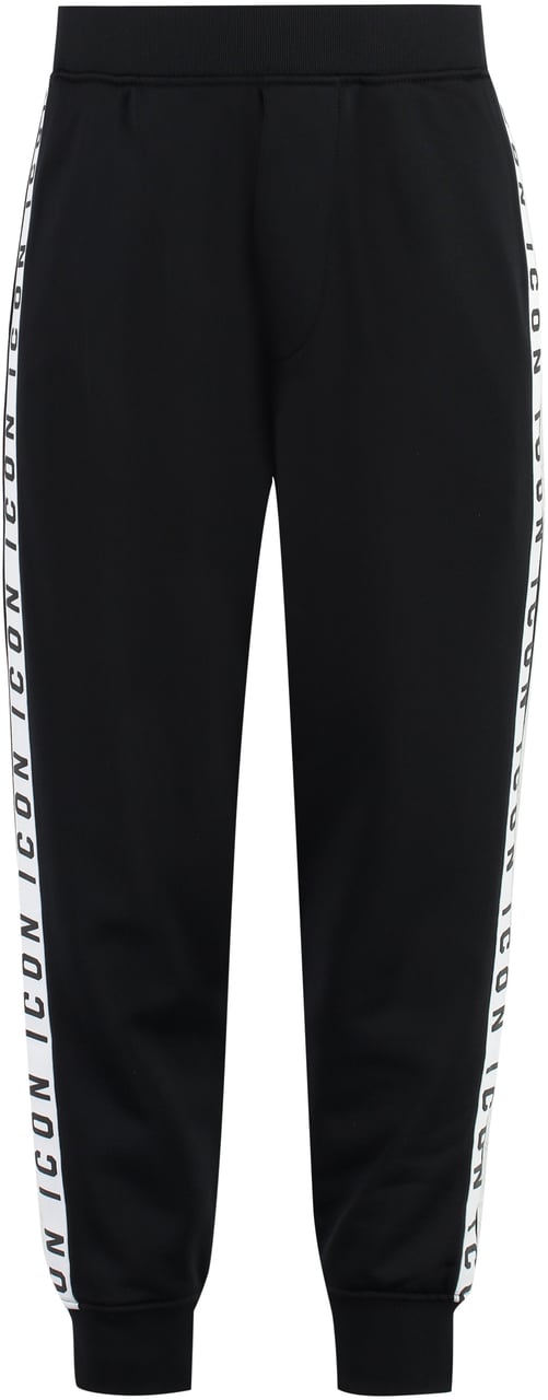 Dsquared2 Dan cotton blend jogging trousers Zwart