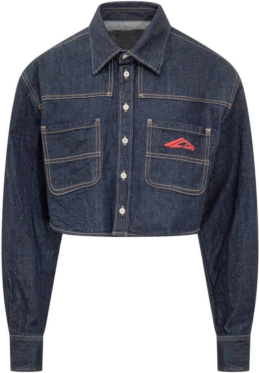 Dsquared2 Camicia Jeans Dsquared2 Blauw