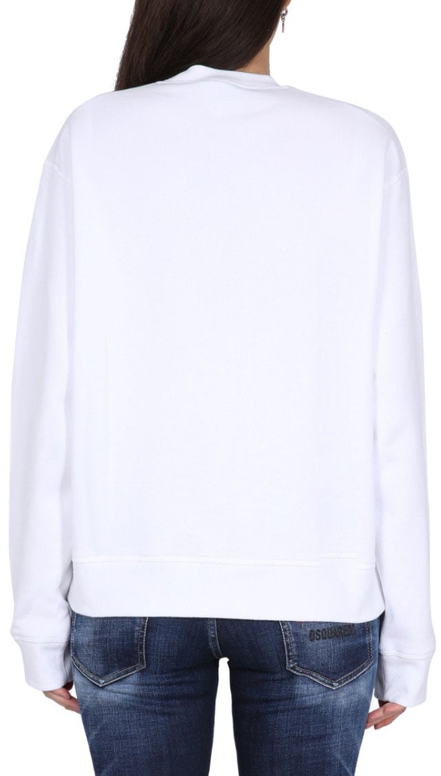 Dsquared2 Icon Game Lover Sweatshirt Wit