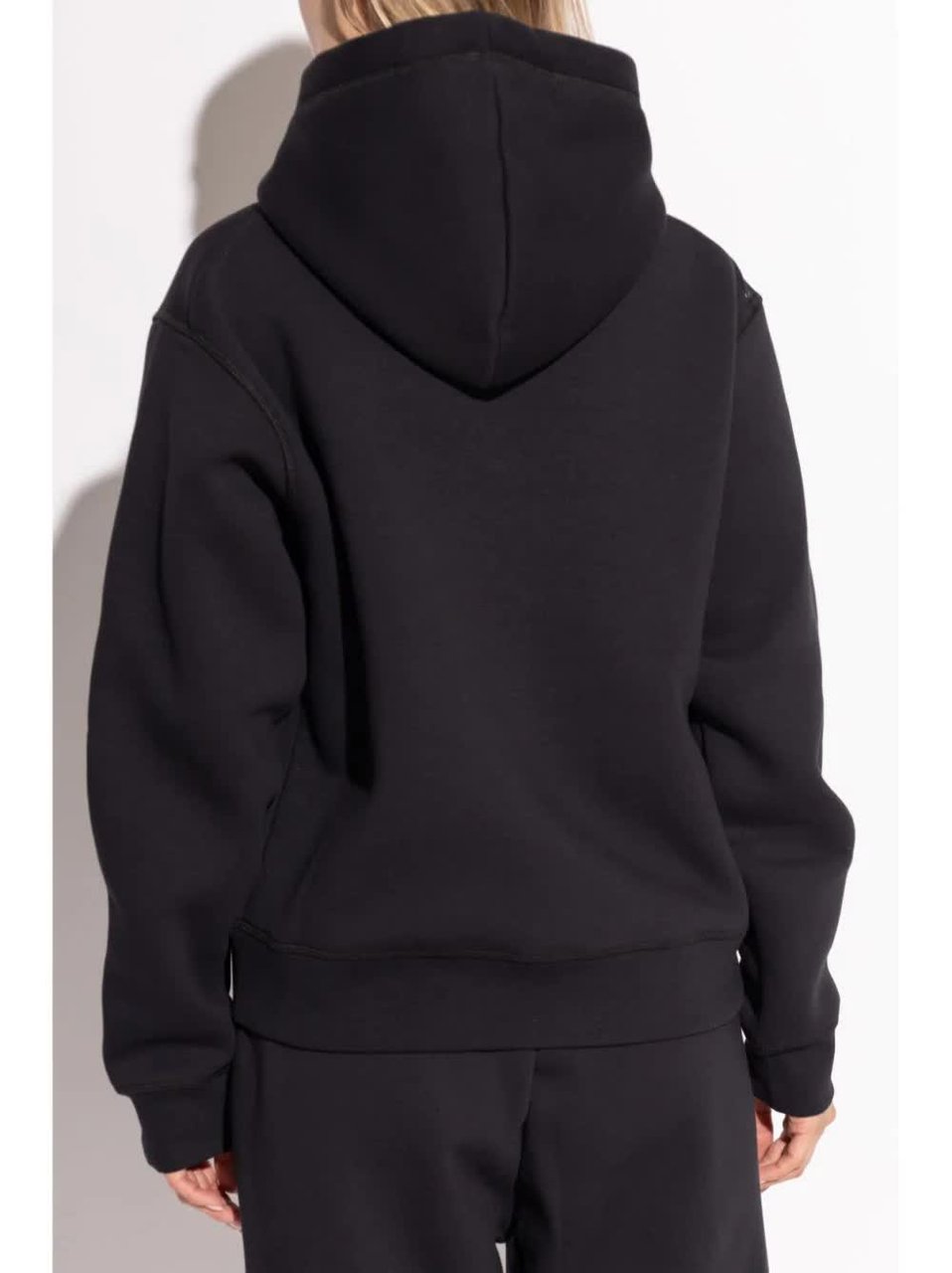Dsquared2 Iconic Black Hooded Logo Cotton Sweatshirt Zwart