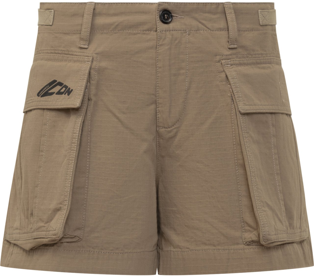 Dsquared2 Pantaloni Corti Icon Cargo Beige