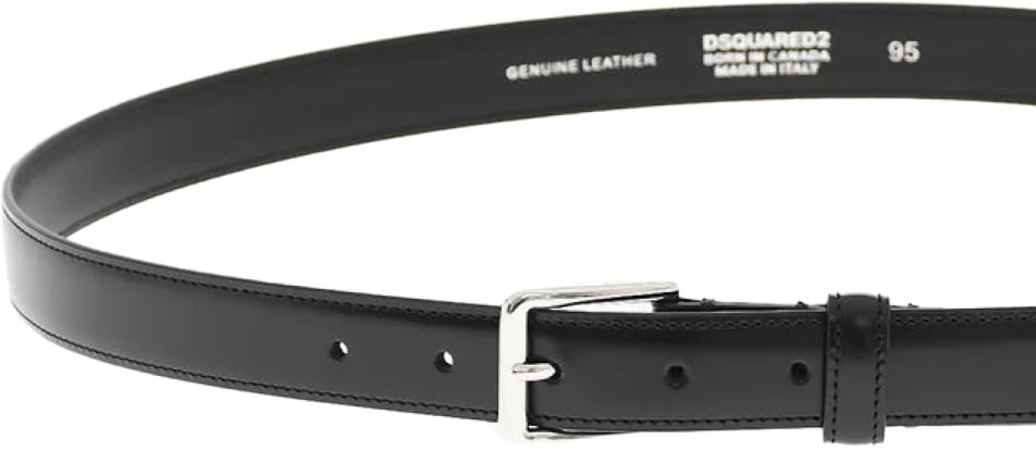 Dsquared2 Classic Buckle Belt Zwart
