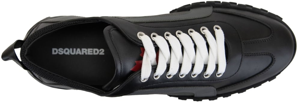 Dsquared2 Legend Low-top Logo Sneakers Zwart