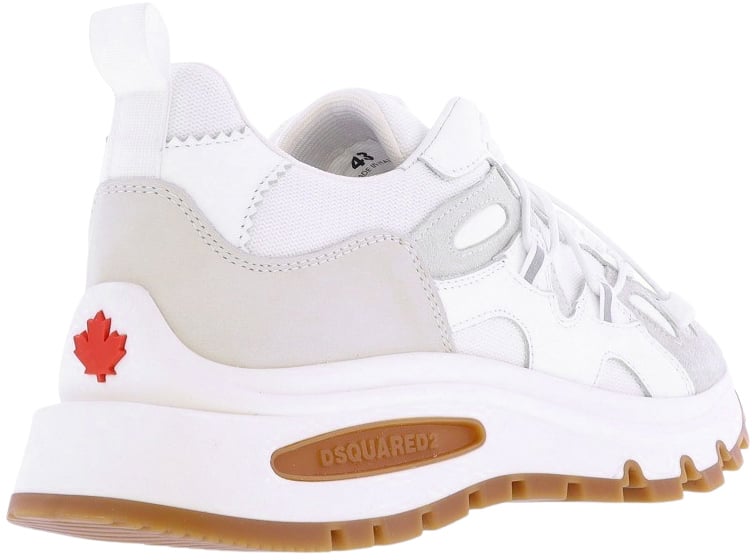 Dsquared2 Heren Run Ds2 Sneakers Wit Wit