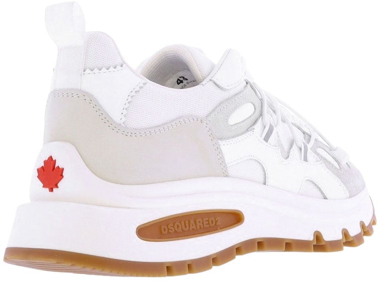 Dsquared2 Heren Run Ds2 Sneakers Wit Wit