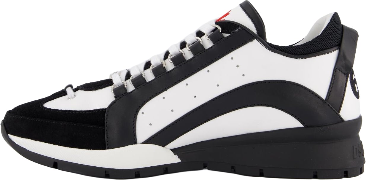 Dsquared2 Heren Legendary Sneakers Wit/Zwart Wit