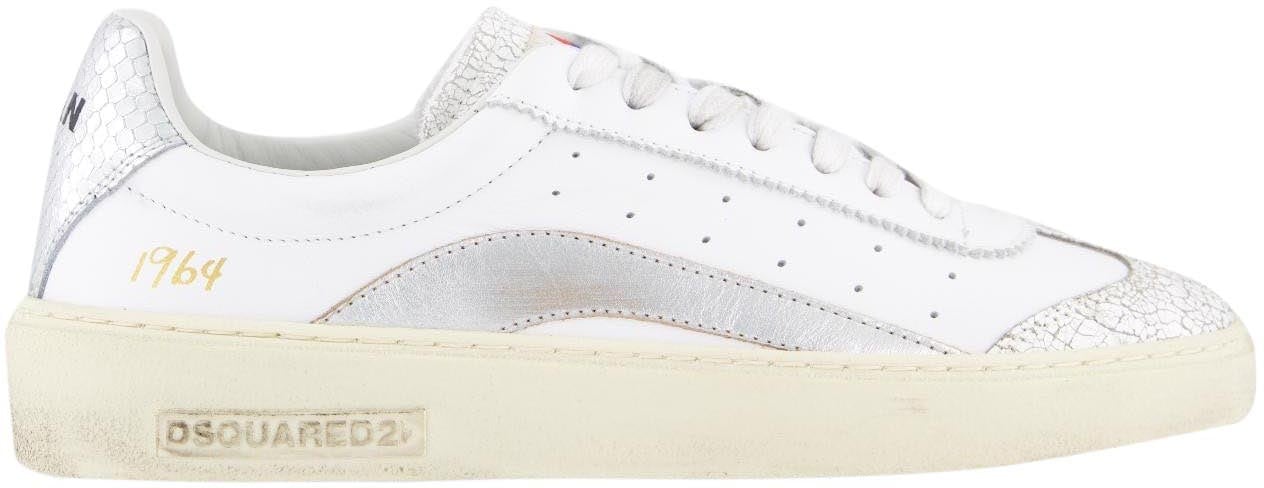 Dsquared2 Dames Rider Sneaker Wit/Zilver Wit
