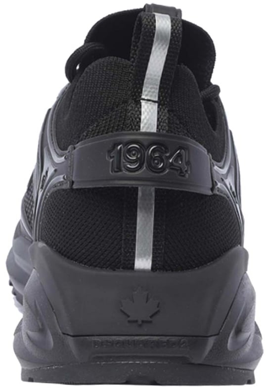 Dsquared2 Dash Logo Lace-up Sneakers Zwart