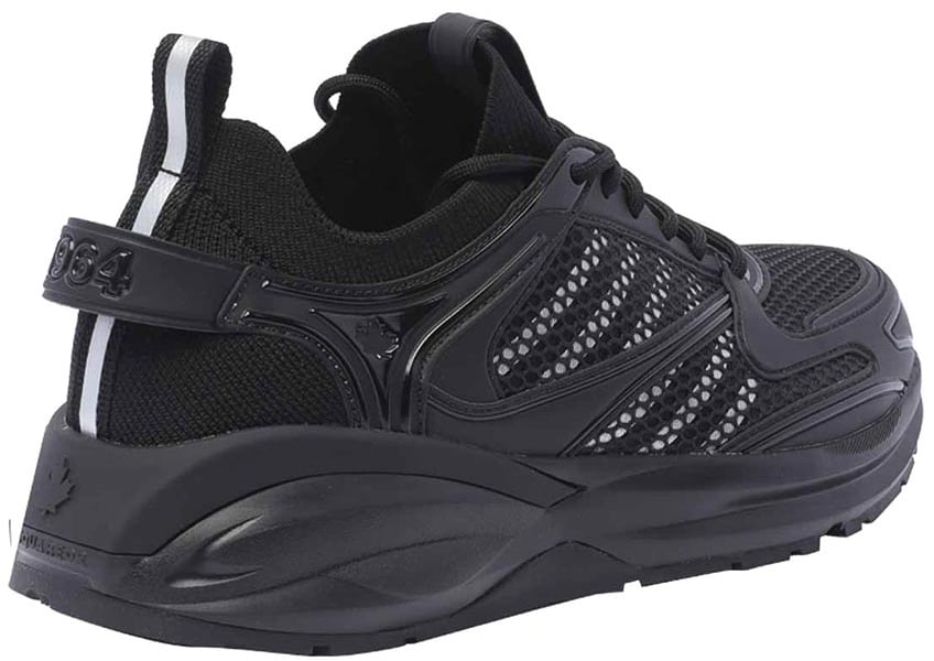 Dsquared2 Dash Logo Lace-up Sneakers Zwart