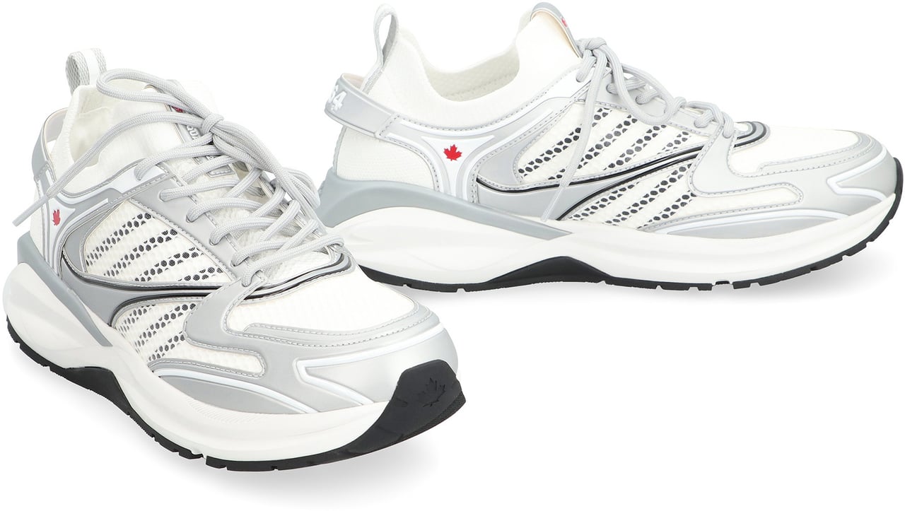 Dsquared2 Dash fabric low-top sneakers Wit