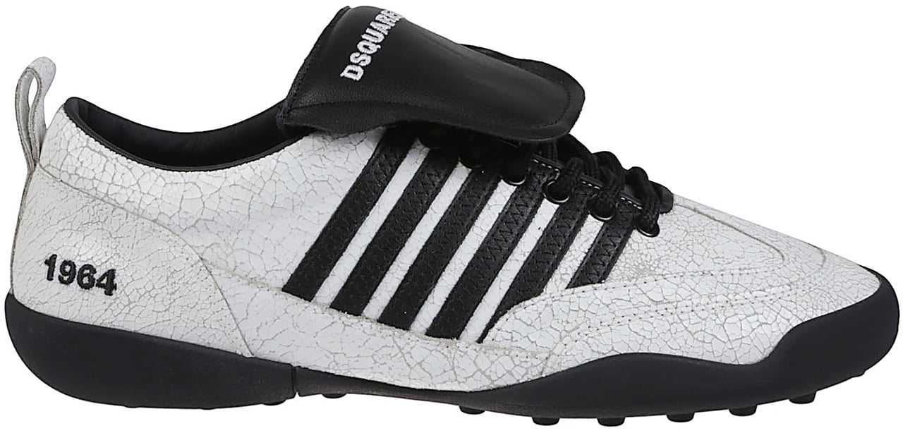 Dsquared2 Soccer Lace-up Low Top Sneakers White Wit