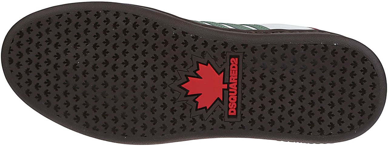 Dsquared2 Boxer Lace-up Low Top Sneakers White Wit