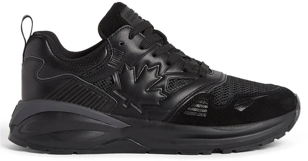 Dsquared2 Dash Logo Lace-up Sneakers Zwart