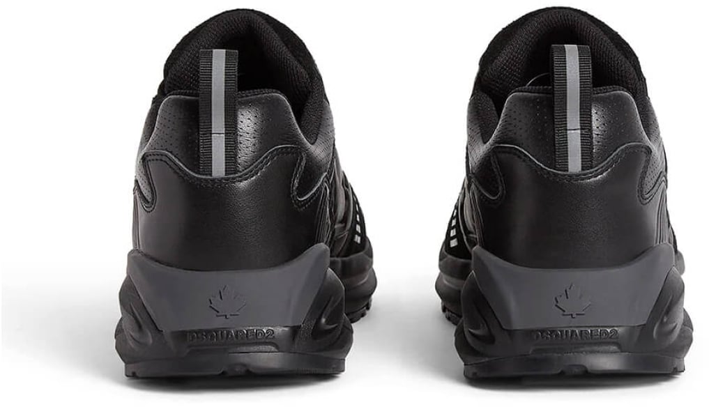 Dsquared2 Dash Logo Lace-up Sneakers Zwart