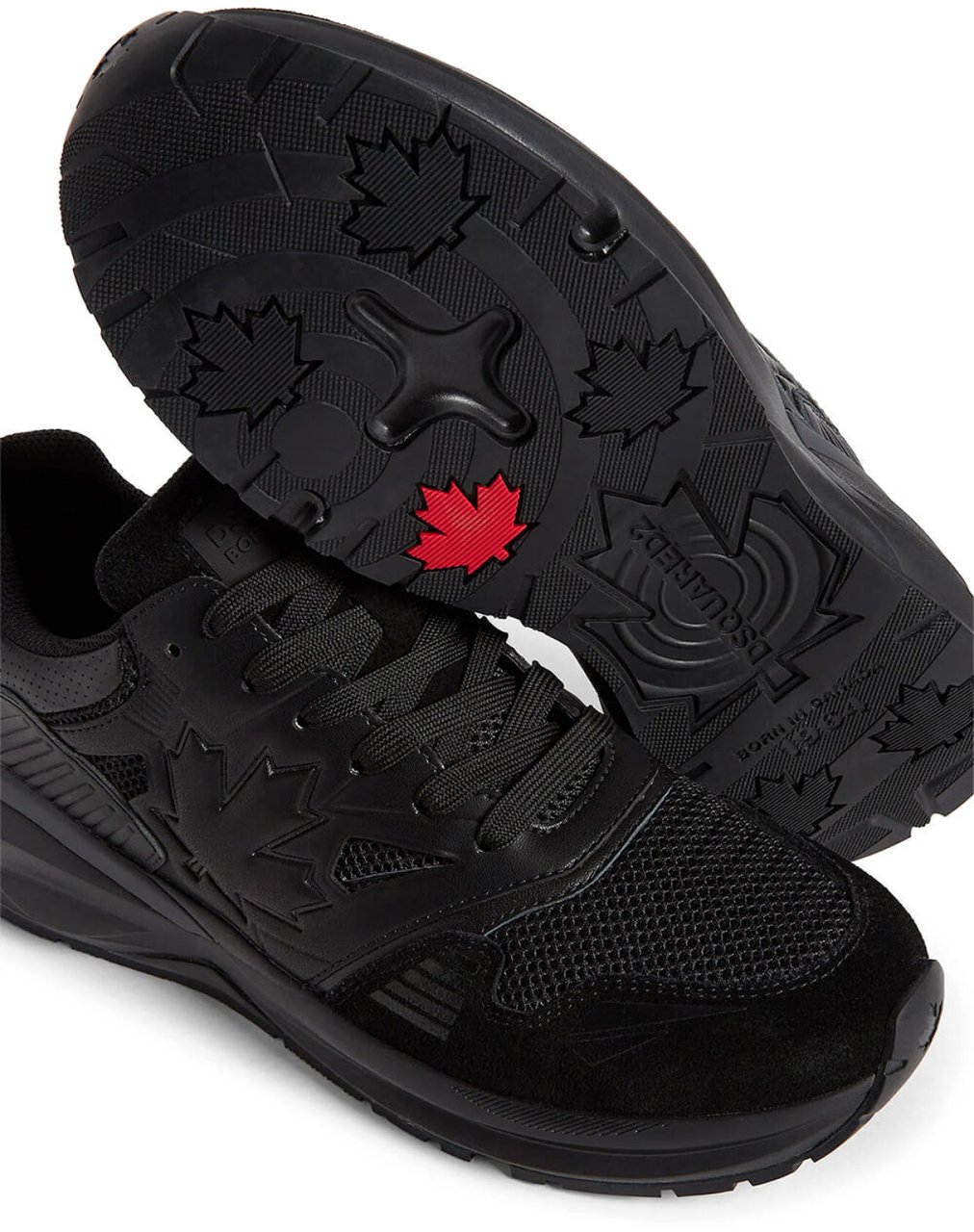 Dsquared2 Dash Logo Lace-up Sneakers Zwart