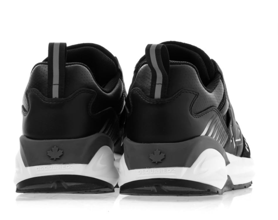 Dsquared2 Dash Logo Lace-up Sneakers Zwart