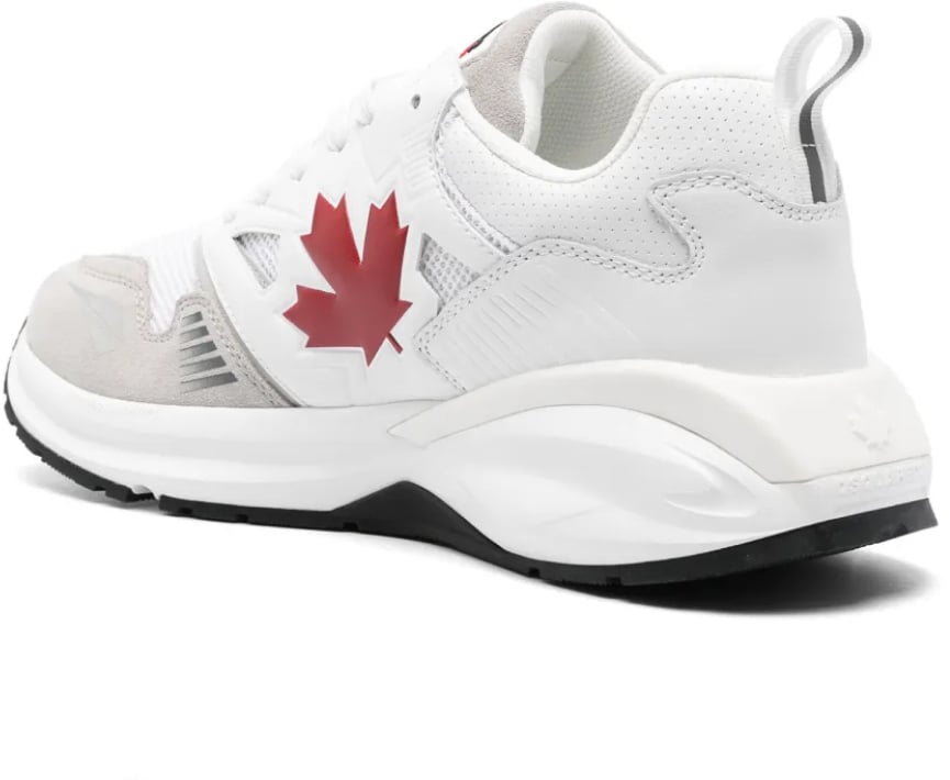 Dsquared2 Dash Logo Lace-up Sneakers Wit